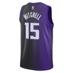 Maillot NBA Sacramento Kings Davion Mitchell Jordan 2023-24 Statement Edition Violet Swingman - Homme